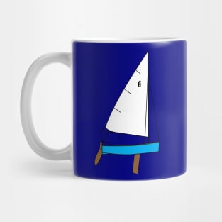 Penguin Dinghy Sailboat Mug